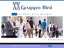 Tablet Screenshot of gruppobini.it